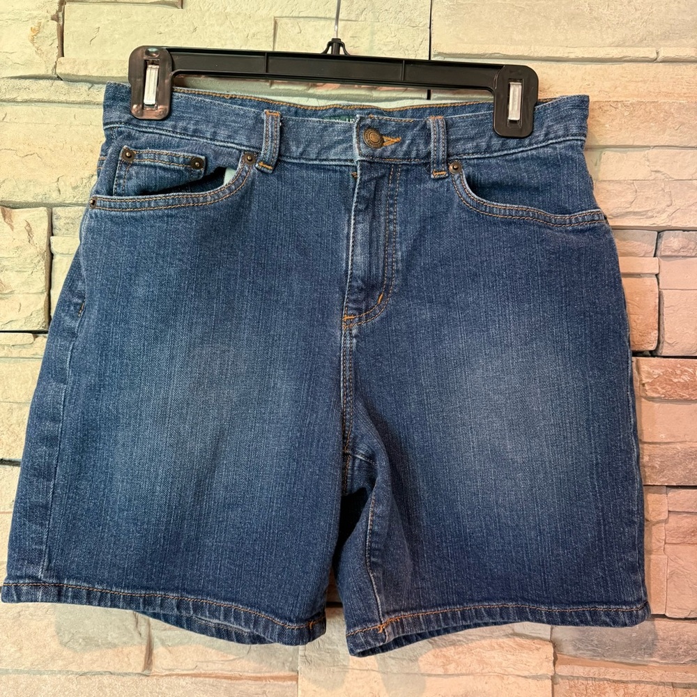 Lauren Jeans Co Ralph Lauren Petite Denim Blue Jean Shorts Women’s Size 4P